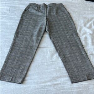 Aritzia Babaton Gray Plaid Trousers